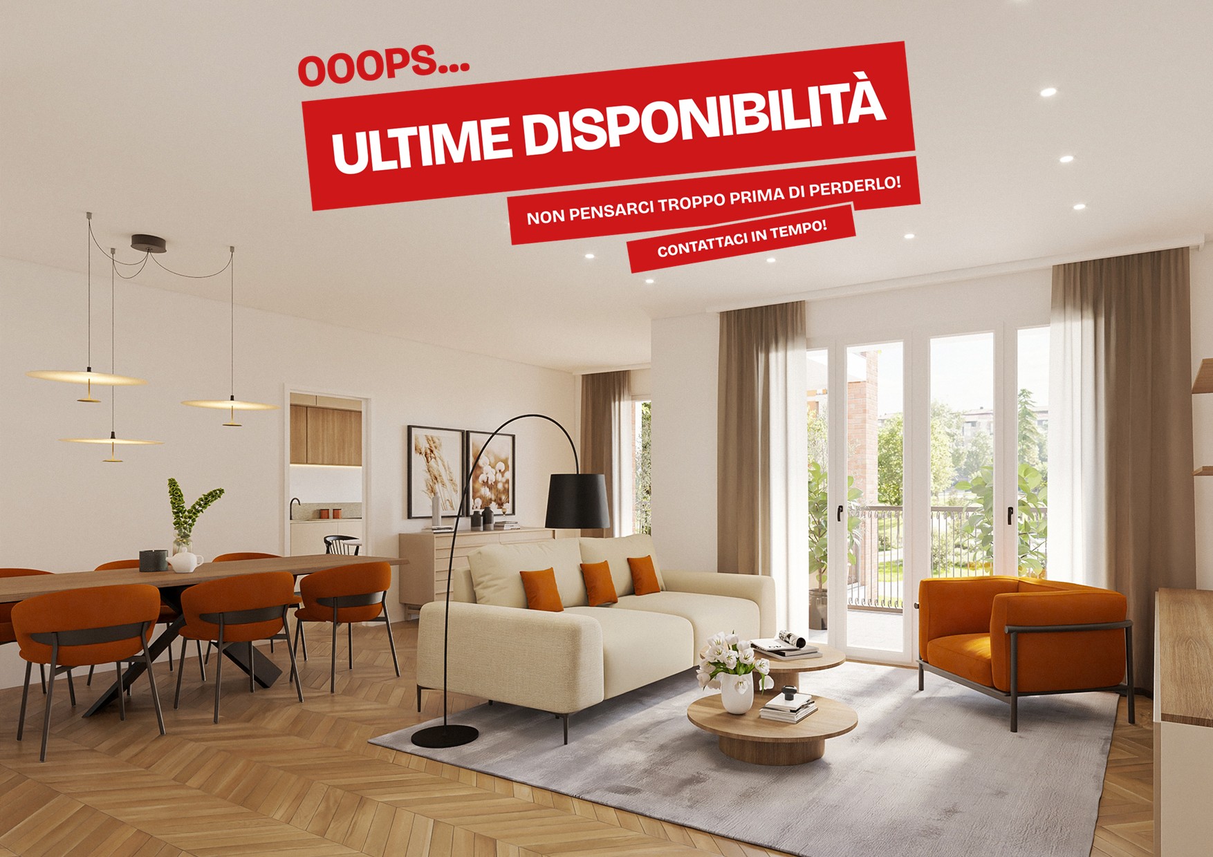 ultime disponib. cucina arancio